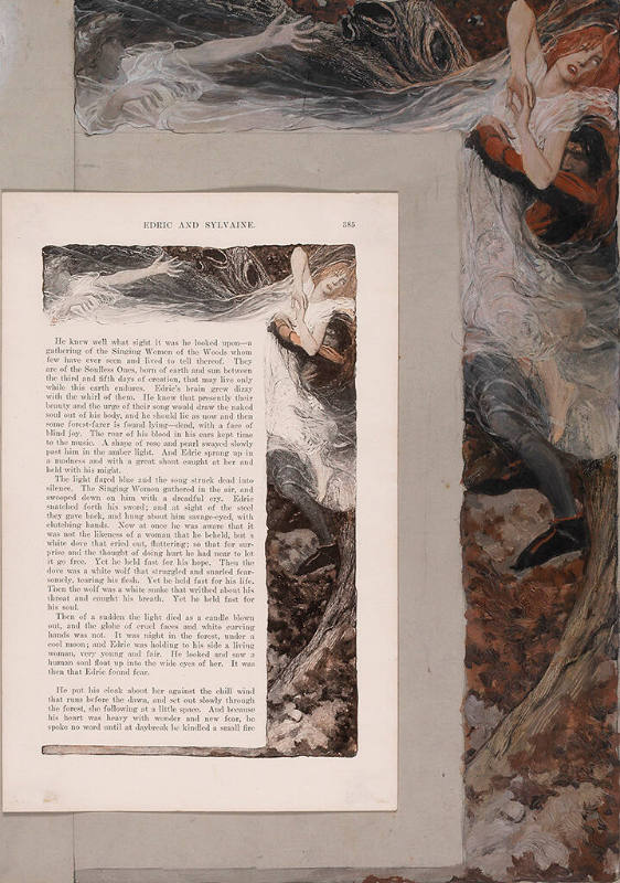 Illustrative border for Edric and Sylvaine (right-hand page)