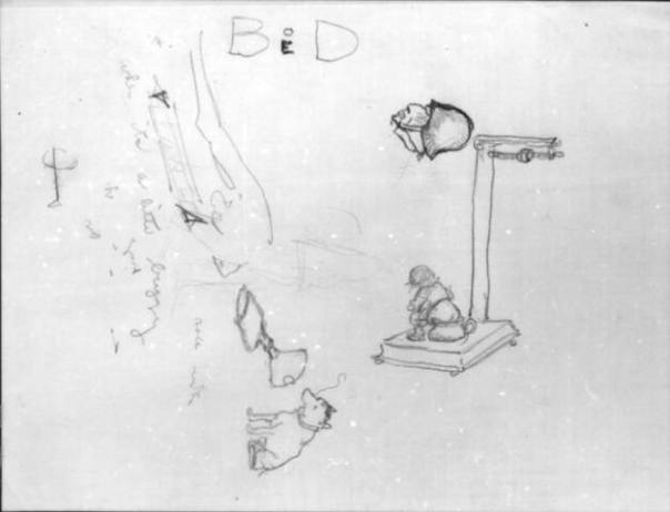 Untitled (drawing for Andrew Wyeth)