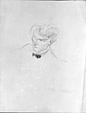 Untitled (head of Paderewski)