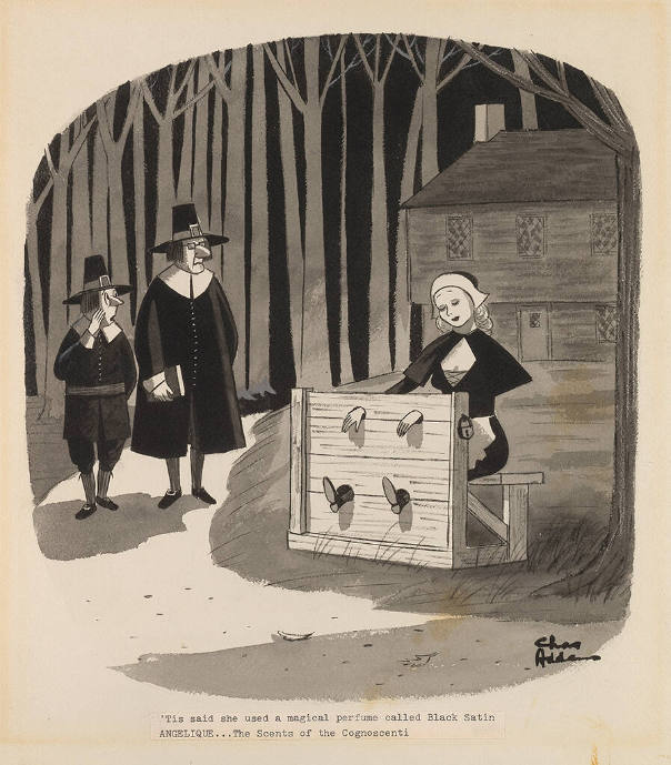 "'Tis said she used a magic potion called Black Satin." Angelique . . . the world's most talked about perfumes