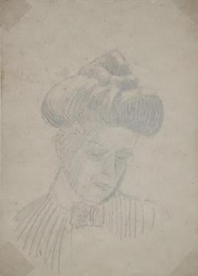 Untitled (bust portrait of a woman)