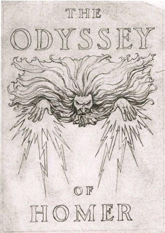 The Odyssey of Homer, design for cover imprint