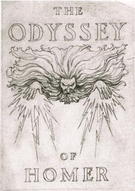 The Odyssey of Homer, design for cover imprint