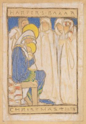 Harper's Bazar [sic] - Study for Christmas 1898 - Nativity