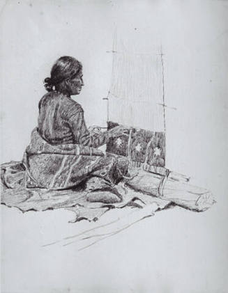 untitled (woman weaving)