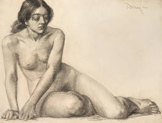 Seated Female Nude, Front View