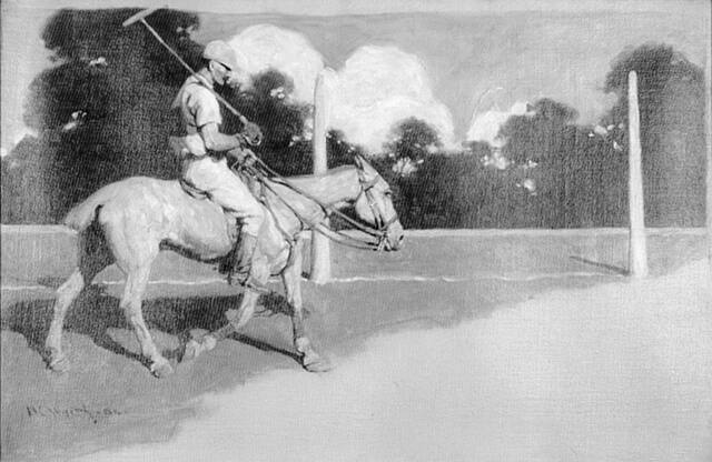 The animal upon which Skiffington cantered forward was a sorry enough spectacle.