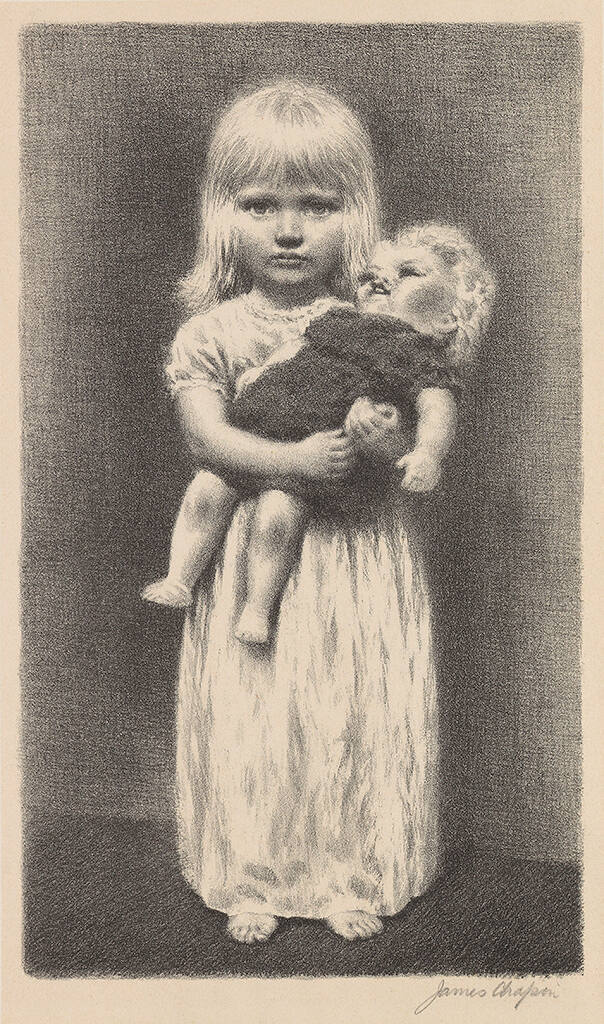 Little Girl with a Doll