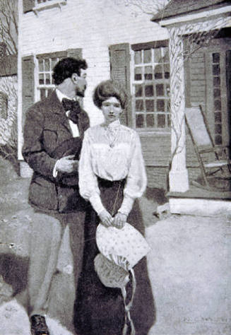 Out on the gravel walk they came to a standstill