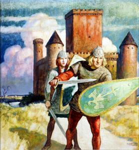 The Red Keep, dust-jacket illustration