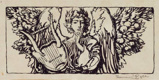 Untitled (angel with a lyre)