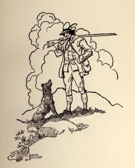 Rip Van Winkle, untitled drawing (Rip Van Winkle and dog)