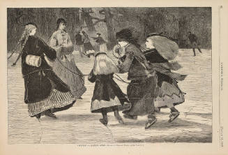 Winter - A Skating Scene