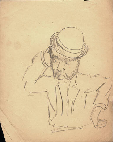 Untitled (man in a bowler hat)