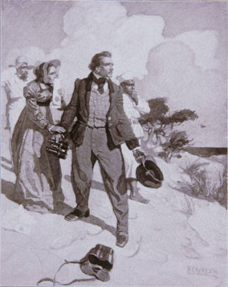 There she was, the Dancing Bess, holding a taut bowline to the eastward.  And there were the two frigates, but they might as well have been chasing a star.