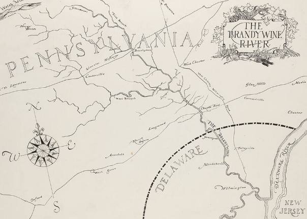The Map of the Brandywine River