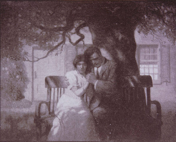 To prove how much she hated him she nestled against his side, and his arm enfolded her.