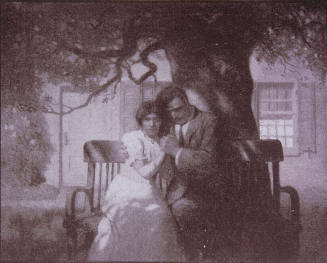 To prove how much she hated him she nestled against his side, and his arm enfolded her.