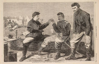 Thanksgiving Day in the Army - After Dinner:  The Wish-Bone