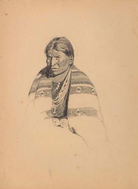 untitled (Navajo Indian woman with blanket)