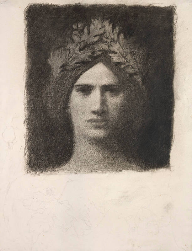 Wreathed Female Imaginary Head