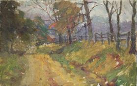 untitled (view down a country lane)