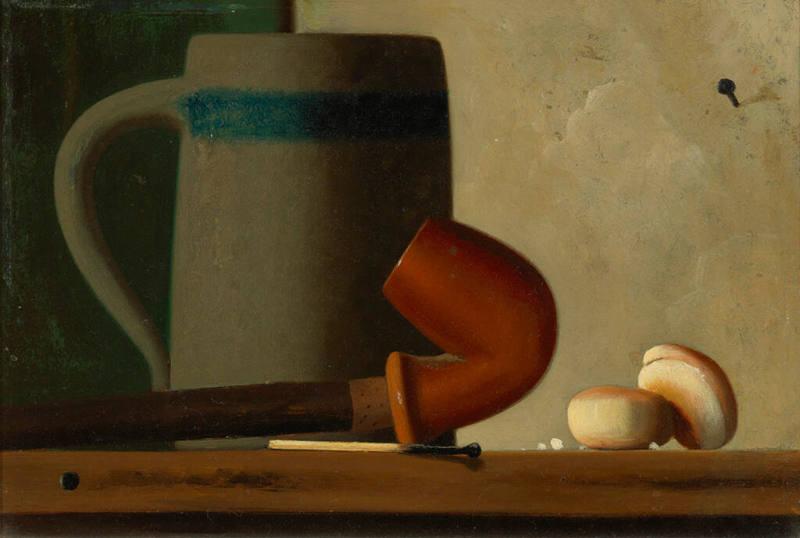Still Life with Mug, Pipe and Oyster Crackers