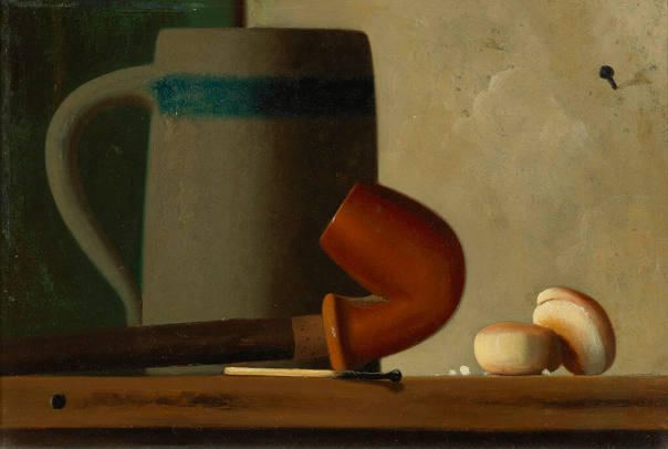 Still Life with Mug, Pipe and Oyster Crackers