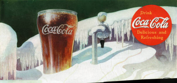Ice-cold every day in the year (advertisement for Coca-Cola)
