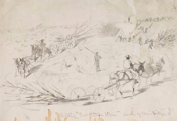 Building "Fort Ethan Allen" South of Chain Bridge