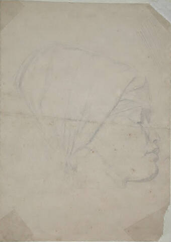 Untitled (head of an African American woman)