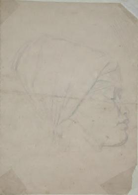 Untitled (head of an African American woman)