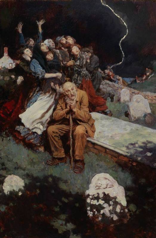 They Stood Staring at the Violent Sky