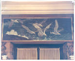 caption: Archival photo of painting hanging at "Fairfields," Kennebunk, Maine, home of William …