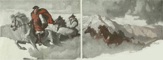 caption: Image reproduced as a double page spread, McCall's, vol. LI, no. 3 (Dec. 1923)