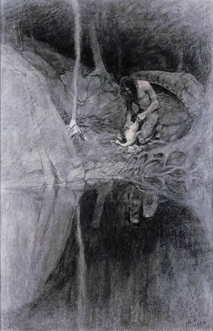 untitled (Indian cleaning a game bird)