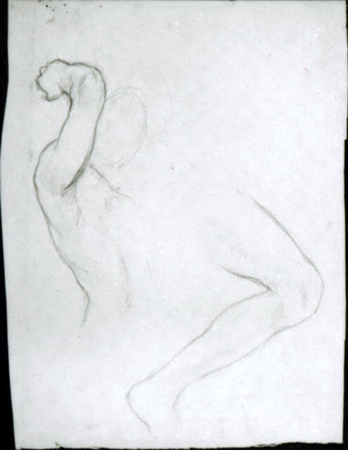 untitled (arm, torso and leg studies, possibly for Apotheosis of the Family)