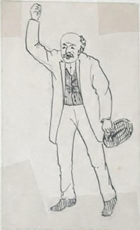 Untitled (man shaking his fist)