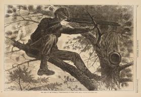 The Army of the Potomac - A Sharp Shooter on Picket Duty, Harper's Weekly Nov 15, 1862