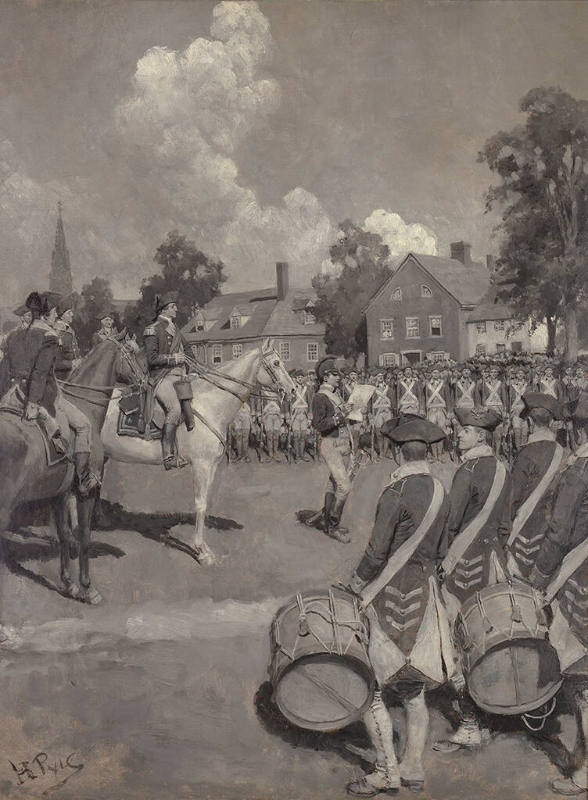 Reading the Declaration before Washington's Army, New York, July 9, 1776