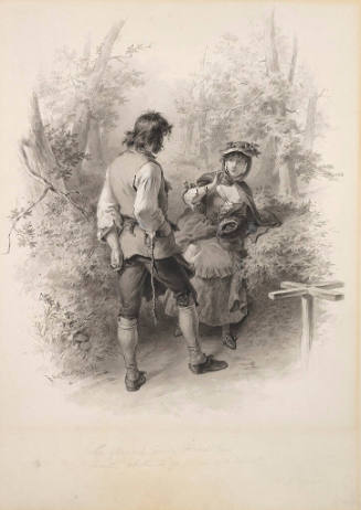 She Glanced Timidly Toward Him Uncertain Whether to Go Forward or Retreat