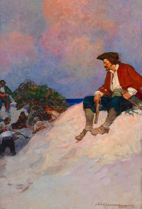 And so the treasure was buried