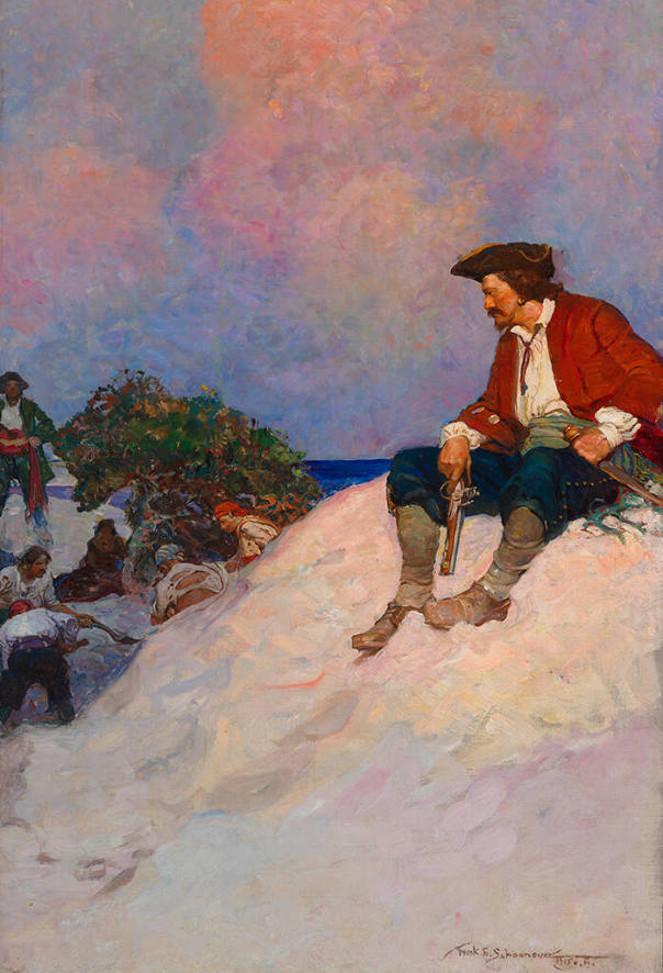 And so the treasure was buried