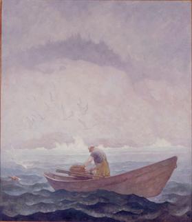 The Lobsterman   (Hauling in a Light Fog)