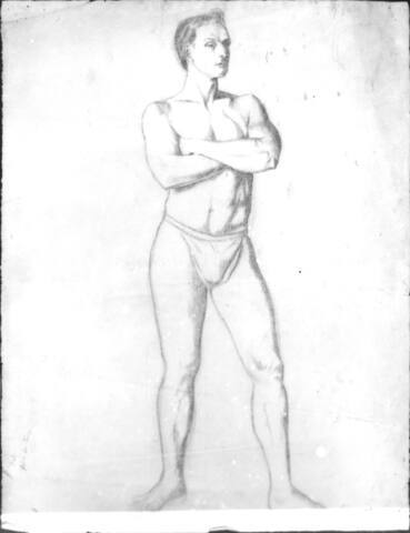 Untitled (study of a male model)