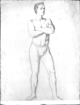 Untitled (study of a male model)