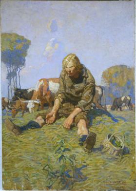 The Slave Boy
Then, at length, when all were peacefully feeding, he sat down upon a grassy hummock and looked around him, sad, lonely, vindictive.