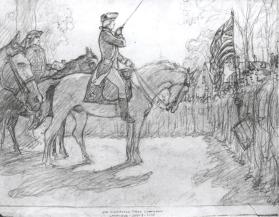 Gen. Washington Takes Command, Cambridge, July 3, 1775