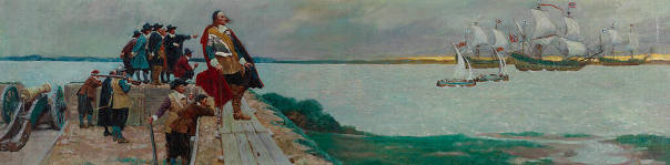 Study for Peter Stuyvesant and the English Fleet