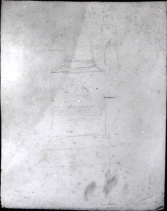 study of a cemetery monument